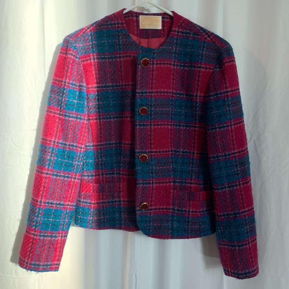 Pendleton 100% Wool Button Up Jacket W Two Pockets - image 1